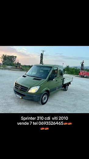 Exploring the Green Mercedes Sprinter 310 Van