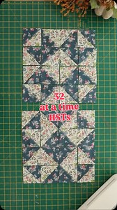 Kimberley Hind | sewing | on Instagram: "quilting shortcut locked - how to sew 32 half squares triangles at a time! 🧵"