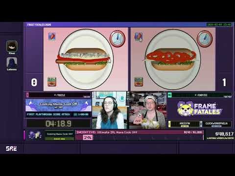 Frost Fatales 2026 | Cooking Mama: Cook Off ‹› First Playthrough Score Attack carrera por enbyze