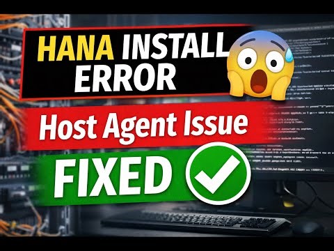 SAP HANA 2.0 SPS08 Installation Failed due to Host Agent | How We Fixed It