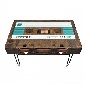 Customized Cassette Coffee Table, Cassette Tape End Table, Wood Furniture, Audio Tape Table, Plywood Table, Cassette Home Decor - Etsy