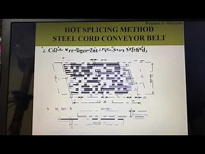 Steel Cord belt conveyor splice by one-step or two-step method explanation