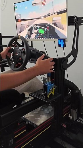 🚨 5DOF Dynamic Sim Rig | Aluminum Cockpit = Next-Level Racing Immersion!
