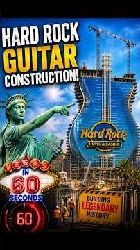 VEGAS HARDROCK? 🎸VEGAS IN 60 SECONDS!⏱️ #vegas #casino #hardrock #guitar
