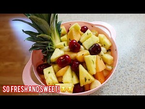 How To Make Summer Fruit Salad w Honey Lime Dressing