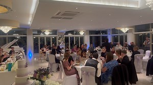 Kyle had a blast at this wedding at #TheMansfieldHotel! He had everyone up swinging napkins, singing along, and getting into the party mood! Thank you so much for having us! | Singers Secreto