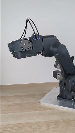 PAROL6 rotating around x axis - open source 3D printed robot #robotics #technology