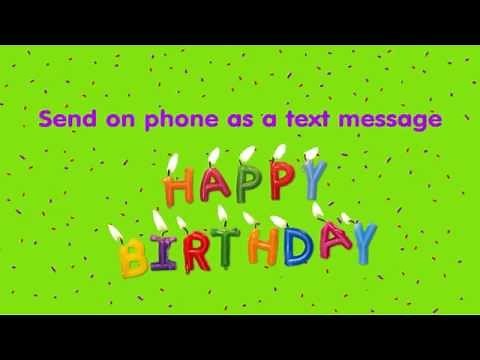 HAPPY BIRTHDAY TO SEND ON YOUR PHONE MMS