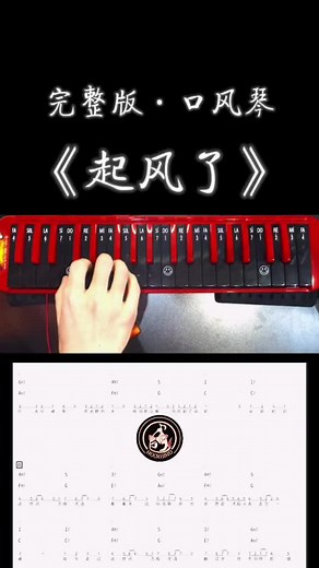《起风了》简谱完整版口风琴教学示范演奏_高清1080P在线观看平台_腾讯视频