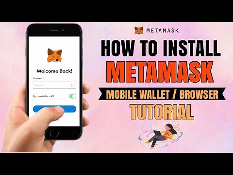 How to INSTALL Metamask Mobile Wallet | App Tutorial + Navigation