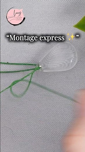 “Pierre percée ? Fais ça 👇” #micromacrame #diybijoux #diyjewelry #collier