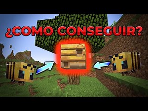 COMO CONSEGUIR PANALES DE ABEJAS EN MINECRAFT 2024 || El Mejor método para conseguir panales 2024