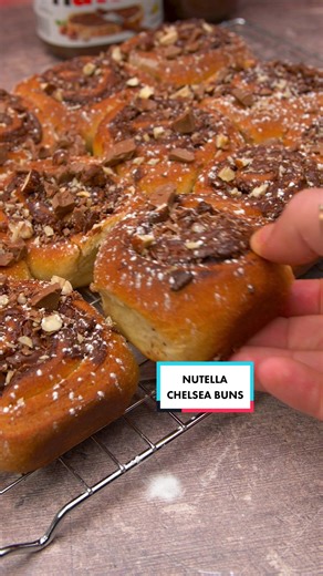 Delicious Nutella Chelsea Buns Recipe | PlanetFood