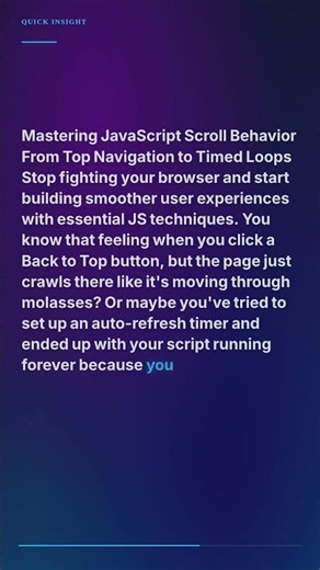 javascript scroll to top of page #Shorts