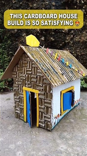 Cardboard House Build That'll Make You Relax - DIY