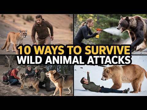 How to Survive a Wild Animal Attack | 10 Life-Saving Tips You MUST Know in the Wild!