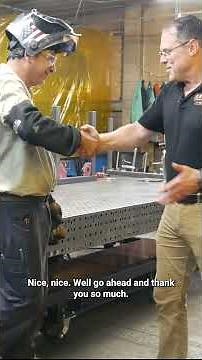 What does a WELDER think of height adjustable welding? 🤔