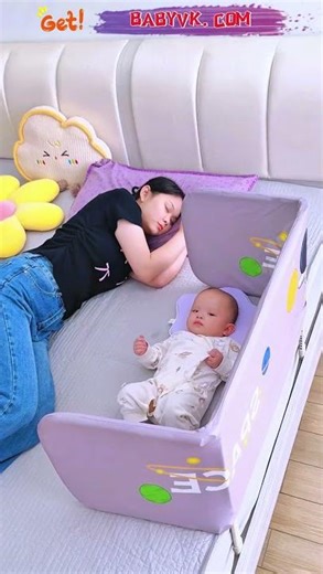 Baby Bed Rail Guard: Foldable Design for Hotels and Home Use #MomLife #BabySafety