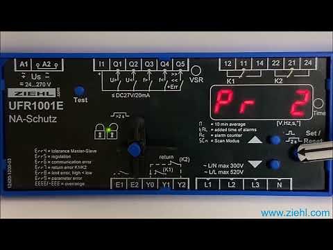 ZIEHL UFR1001E - setting a program