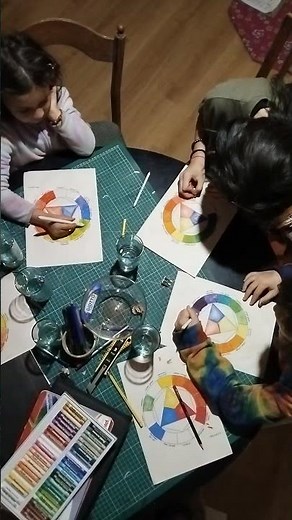 Clase básica de teoría del color. El círculo cromático te enseña colores primarios y secundarios