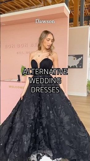 Alternative wedding dresses ⚡️🖤 #sayyestothedress #bonbonbelle #weddingdress #alternativebride