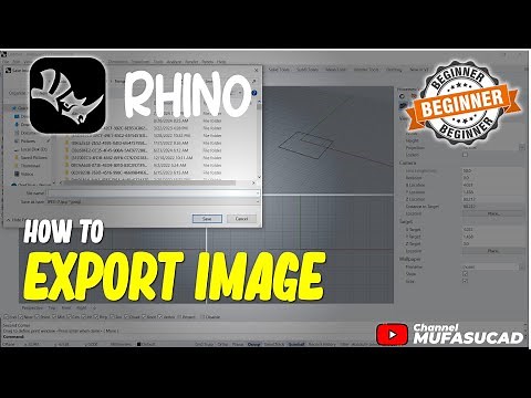 Rhino How To Export Image