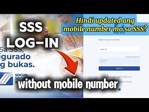 ✅HOW TO LOG IN SSS ONLINE ACCOUNT WITHOUT MOBILE NUMBER