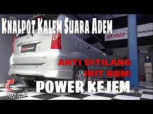 COOL SILENT DAILY RACING MUFFLER MODIFICATION FOR AVANZA - TREATMENT FOR LOW RPM & HIGH RPM LOW P...
