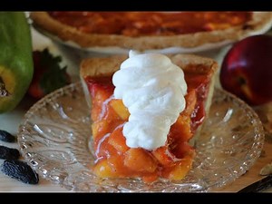 Papaya Strawberry Peach Pie!!