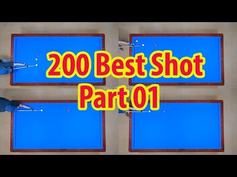 200 Best Shots carom 3cushion billiards tutorial beginner basics part 1