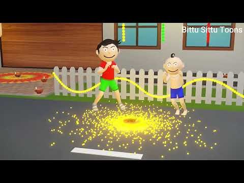 Pagal Bittu Sittu 157 | Happy Diwali Cartoon | Diwali Ke Patakhe Cartoon | Patakhe Wale Cartoon
