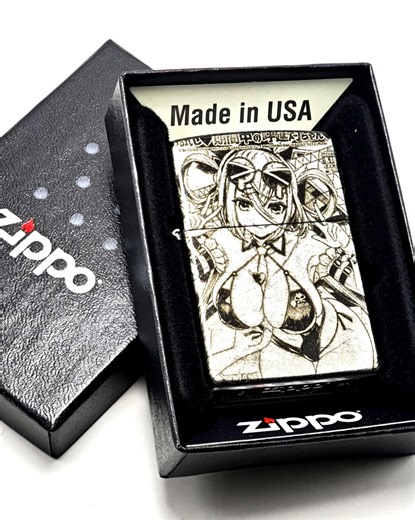 Japan Anime Girl ZIPPO Comics Lighter: DUAL SIDE, Personalized Gift Engraved - 18  With Original Box - Etsy