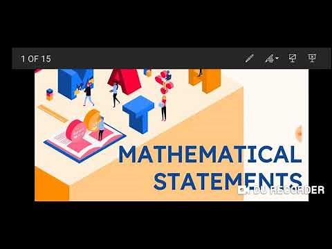 MATHEMATICAL STATEMENTS