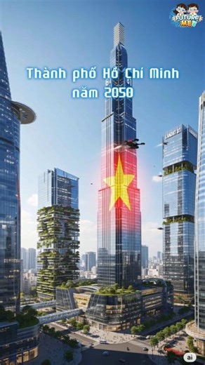 19K views · 34 reactions | [THẾ GIỚI NĂM 2050] Thành phố Hồ Chí Minh năm 2050 sẽ như thế nào? --------------------------------  Download  Ios: https://apps.apple.com/vn/app/future-me-by-hajimarimom/id6739158334  Android: https://play.google.com/store/apps/details?id=com.wata.futureme #AI #tuonglai #thegioituonglai #nam2050 #futureme #khamphatuonglai #TPHCM | Future Me | Facebook