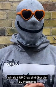 BERLIN | KREUZBERG | GRAFFITI on Instagram: "We started an action together with Daniel Craig, David Alaba, Toni Garrn, Jürgen Klopp and many other familiar faces are there. All donations go to #Leavenoonebehind so that the refugees at the external borders are helped. You can also win something from us! Donates and forwards the post to everyone. #losfuerlesbos #leavenoonebehind #OneUnitedPower #1up #Oneup #1upCrew #Berlin #Kreuzberg #Graffiti #AllColorsAreBeautiful"