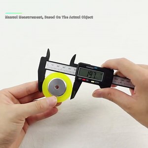 CNBTR 50x6mm Aluminum Silicone Industrial Encoder Wheel Meter Measuring Wheel for Rotary Encoder