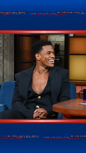 Continuing our #SpiritDay spotlight with the illustrious Jeremy Pope, discussing his experience playing a gay, Black Marine in the film The Inspection. #Colbert | The Late Show with Stephen Colbert