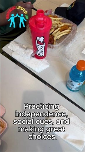 Learning life skills at the mall food court! #shorts