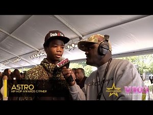 Astro on Red Carpet For BET Hip Hop Awards With V-103's Greg Street