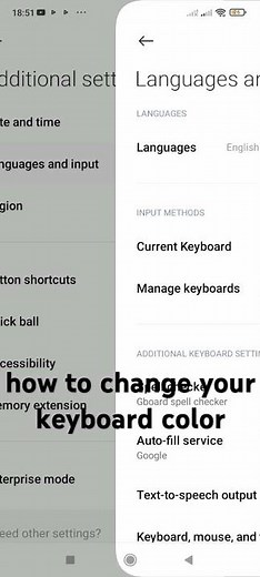 how to change your keyboard color