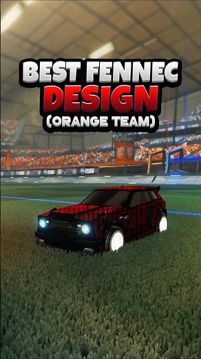 Encryption Fennec Design (Orange Team) #31 #RocketLeague #RocketLeaguePresets #RocketLeagueDesigns