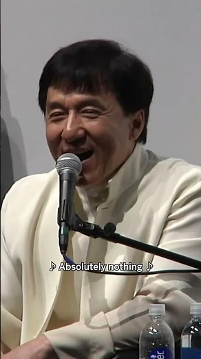 Jackie Chan sings "WAR" from RUSH HOUR 😂