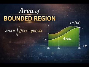 Area of Bounded Region | Definite Integrals Explained