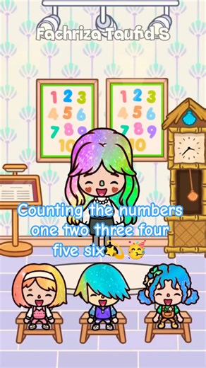 Counting the numbers one two three four five six💫🥳 #tocaboca #funny #tocalifeworld #shorts