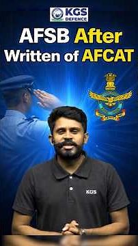 🔥 AFCAT Written Clear? AFSB Process Explained 💥 Full Guide! #afcat #afsb #defenceaspirants #kgs