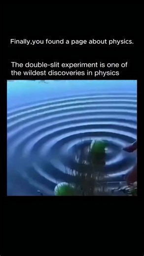 Physic for Us on Instagram: "Just @physicforus #reels #reelsinstagram #physic #science #interesting #learn #facts The experiment that broke reality 🤯✨ The double-slit experiment is one of the strangest discoveries in all of physics. Shine light or tiny particles through two slits… and you don’t just get two lines. You get an interference pattern — as if the particles turned into waves and passed through both slits at once. 🌊🔦 But here’s the plot twist: The moment we try to observe which slit 