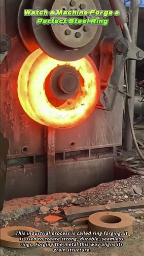 Watch a Machine Forge a Perfect Steel Ring