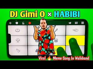 Habibi Albania Remix In Piano | DJ Gimi O × Habibi Remix In Walkband By SB GALAXY