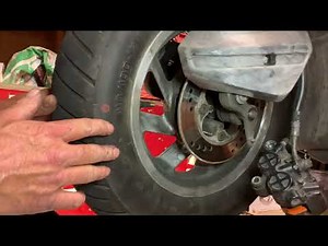 Honda helix removing front wheel