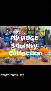My HUGE Squishy Collection! So Many Satisfying Toys👾 #mysterytoygarage #squishycollection #squeezy